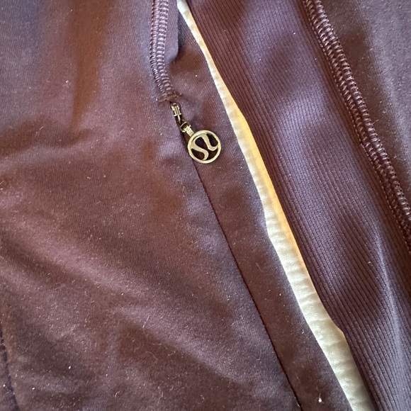 Lululemon Precision Jacket Navy Asymmetrical Zip Up Jacket Size 10 - Picture 8 of 11